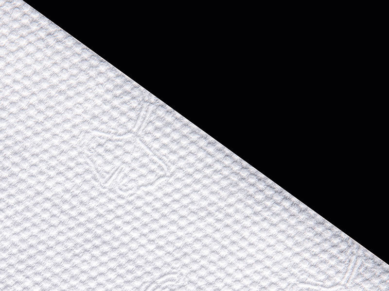 Viskose- und Polyester-Spunlace-Vliesstoff im Ginkgo-Punkt-Stil für trockene oder feuchte Tücher